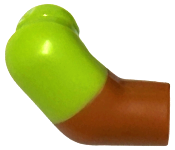 Arm, Right with Molded Lime Short Sleeve  Pattern