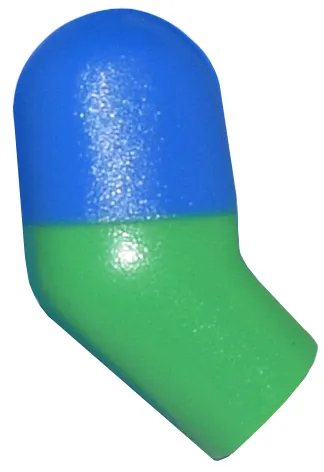 Arm, Right with Molded Blue Short Sleeve  Pattern