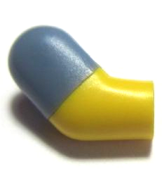 Arm, Right with Molded Sand Blue Short Sleeve  Pattern