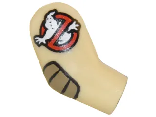 Arm, Right with Ghostbusters Logo and Elbow Patch Pattern