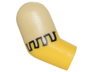 Arm, Right with Tan Fringe Sleeve Pattern