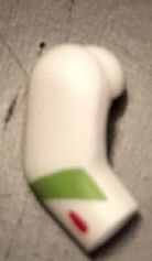 Arm, Right with Lime Stripe and Red Mark Pattern