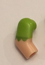 Arm, Right with Lime Short Sleeve with Scalloped Edge Pattern