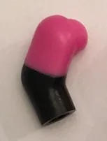 Arm, Right with Molded Dark Pink Short Sleeve  Pattern
