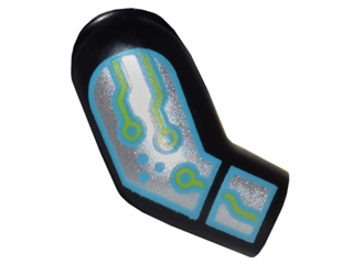 Arm, Right with Silver Mechanical Pattern