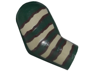 Arm, Right with Tan Stripes Pattern