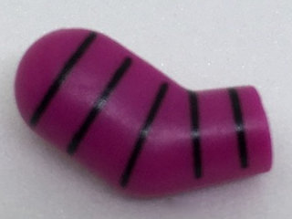 Arm, Right with 5 Black Stripes Pattern