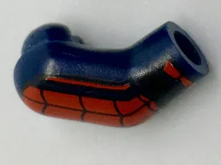 Arm, Right with Black and Red Webbing Pattern