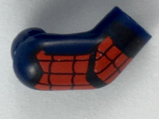 Arm, Right with Black and Red Webbing, Chevron Pattern