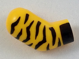 Arm, Right with Black Animal Stripes and Cuff Pattern