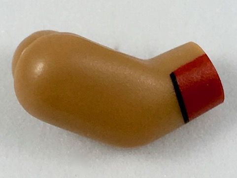 Arm, Right with Red Cuffs Pattern