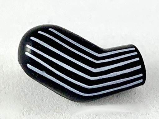 Arm, Right with 6 White Stripes Pattern