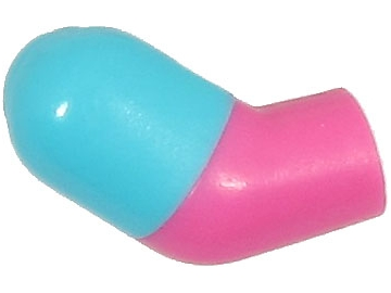 Arm, Right with Molded Medium Azure Short Sleeve  Pattern