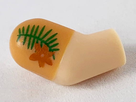 Arm, Right with Nougat Short Sleeve and Hawaiian Pattern