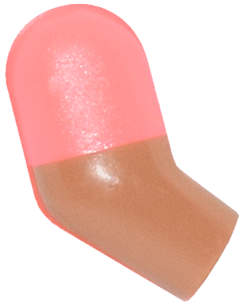 Arm, Right with Molded Coral Short Sleeve Pattern