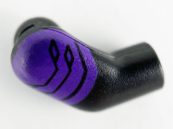 Arm, Right with Dark Purple Plated Shoulder Armor Pattern