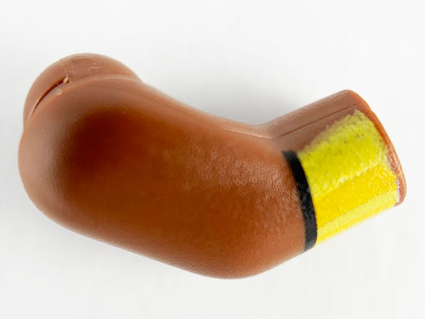 Arm, Right with Yellow and Bright Light Orange Cuffs Pattern