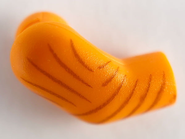 Arm, Right with Brown Stripes Pattern