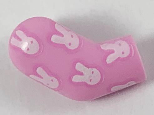 Arm, Right with White Rabbits Pattern