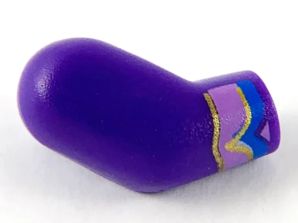 Arm, Right with Medium Lavender, Blue and Gold Cuffs Pattern