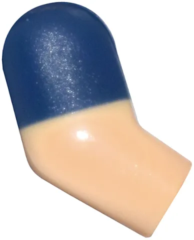Arm, Right with Molded Dark Blue Short Sleeve  Pattern