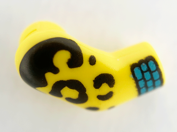 Arm, Right with Spots and Cuffs Pattern