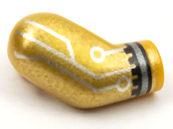 Arm, Right with Cuff and Silver Circuitry Pattern