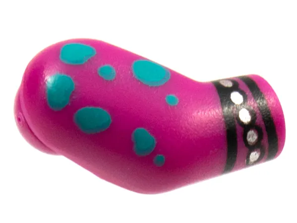 Arm, Right with Cuffs and Dark Turquoise Spots Pattern