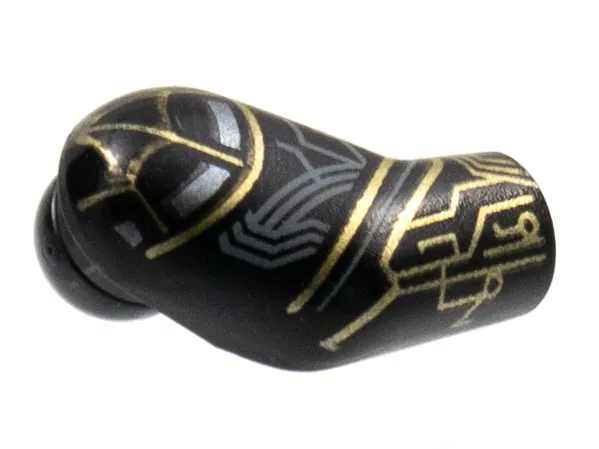 Arm, Right with Gold and Dark Bluish Gray Circuitry Pattern