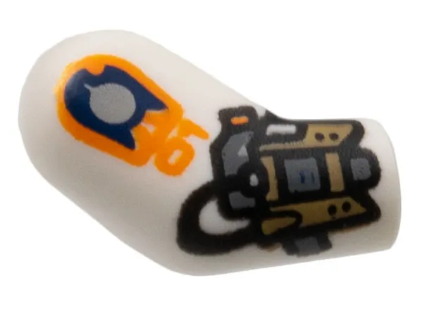 Arm, Right with Badge, Cuff Weapon Pattern