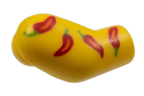 Arm, Right with Red Peppers Pattern