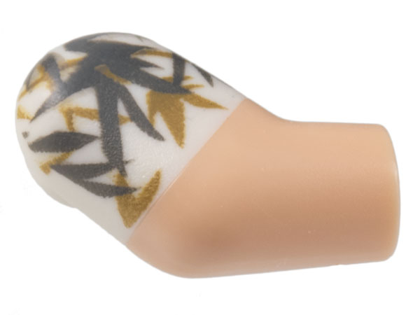 Arm, Right with White Short Sleeve, Floral Pattern