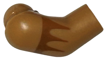 Arm, Right with Dark Orange Pointed Arm Band Pattern (Pocahontas Tattoo)