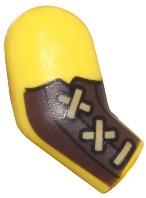 Arm, Right with Dark Brown Bracers and Dark Tan Straps Pattern