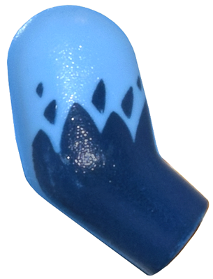 Arm, Right with Dark Blue Feathers Pattern