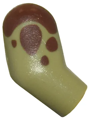Arm, Right with Reddish Brown Dinosaur Spots Pattern