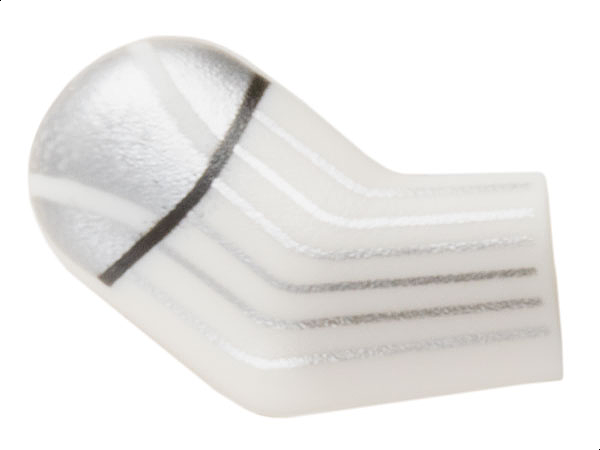 Arm, Right with Silver Armor, Stripes and Black Line Pattern