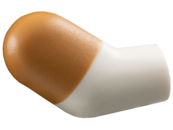 Arm, Right with Molded Medium Nougat Short Sleeve Pattern