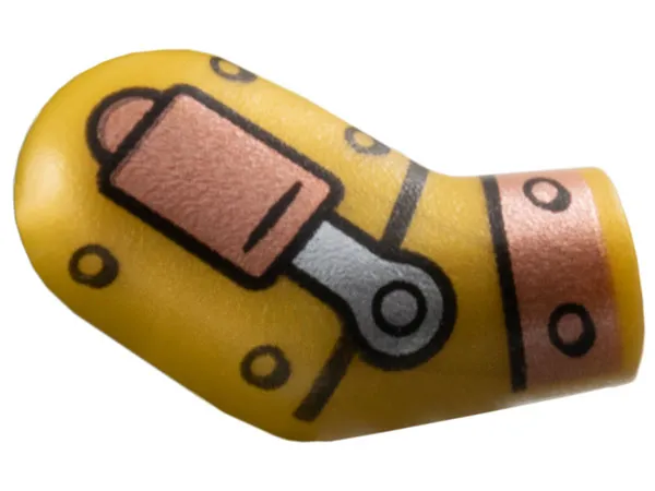 Arm, Right with Copper and Silver Mechanical Joint Pattern