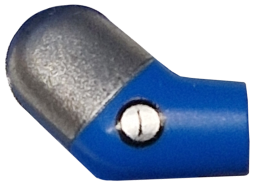 Arm, Right with Molded Flat Silver Short Sleeve and Printed Black and Silver Rivet Pattern