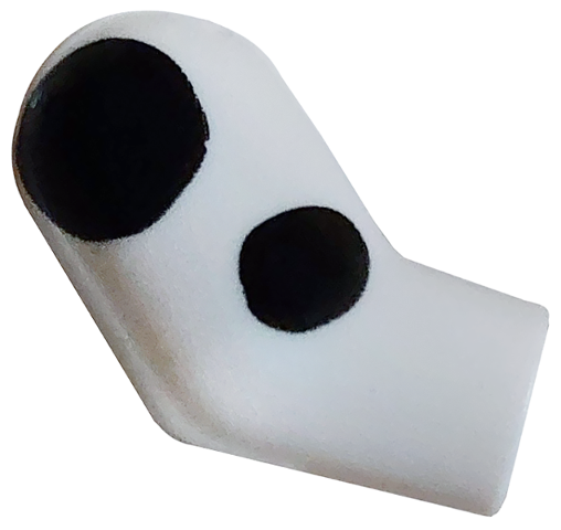 Arm, Right with Black Dalmatian Spots Pattern