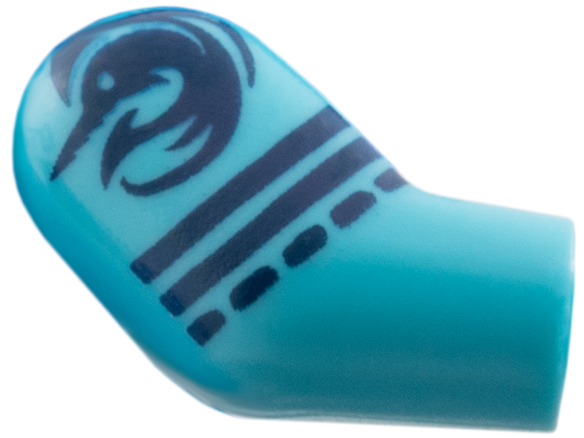 Arm, Right with Dark Blue Arlong Tattoo and Stripes Pattern