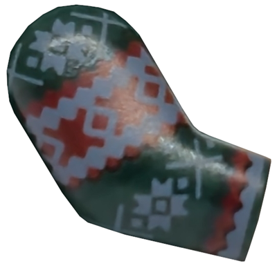 Arm, Right with Fair Isle Pattern