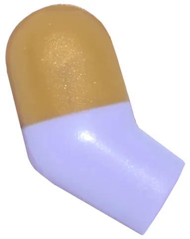 Arm, Right with Molded Pearl Gold Short Sleeve Pattern