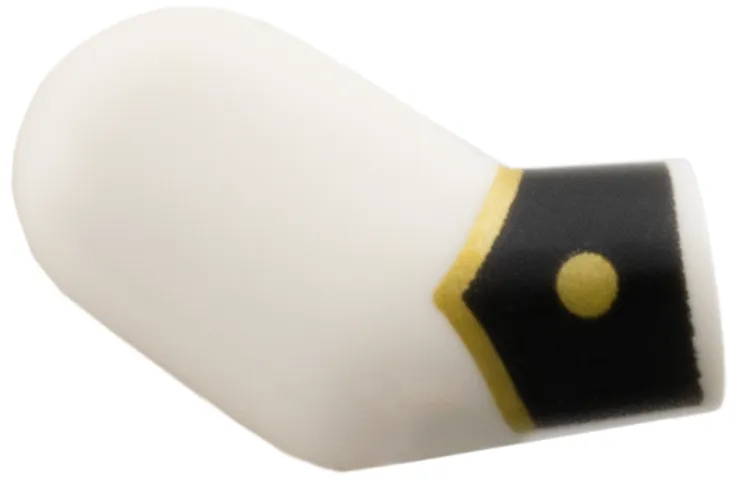 Arm, Right with Black Cuff, Gold Button and Chevron Pattern