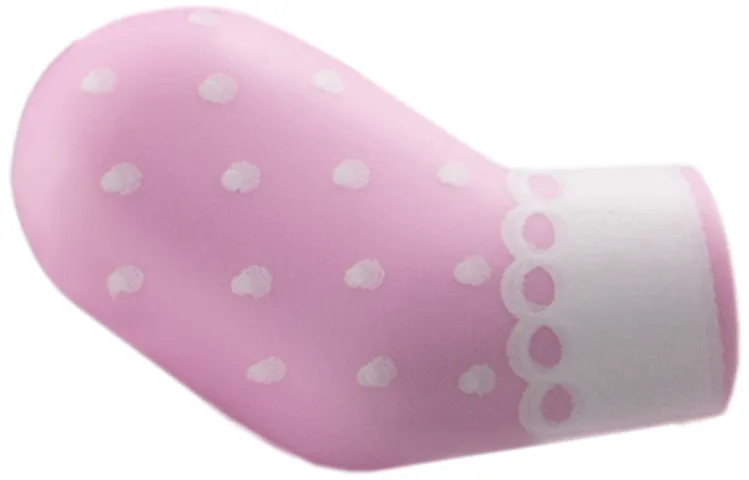 Arm, Right with White Spots and Lace Cuff Pattern