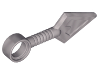 Minifigure, Weapon Spear Short with Pin Hole (Kunai)