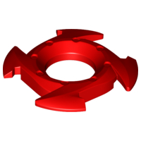 Ring 4 x 4 with 2 x 2 Hole and 4 Arrow Ends (Ninjago Spinner Crown)