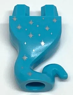 Lower Body, Genie with Silver Stars Pattern