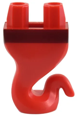 Lower Body, Genie with Dark Red Belt Pattern